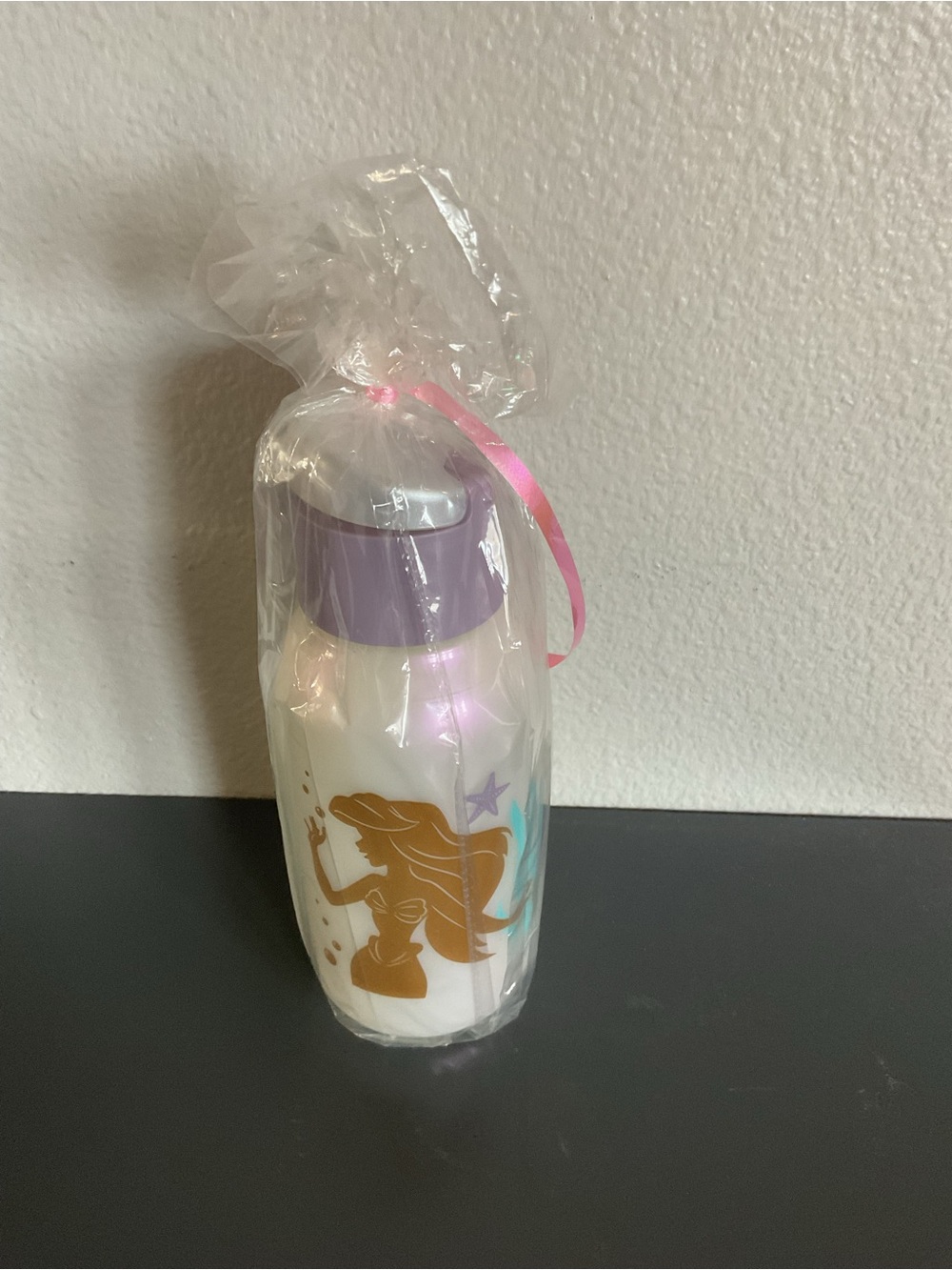 Tupperware Disney The Little mermaid Aerial Eco Water Bottle with twist on cap